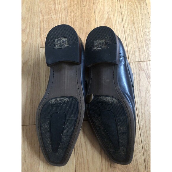 Florsheim Men\'s Leather Oxford Buckle Dress Shoes Black Size 10.5 Pre-Owned main image 10